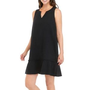 Wonderly Women’s Sleeveless Split-Neck Gauze Dress